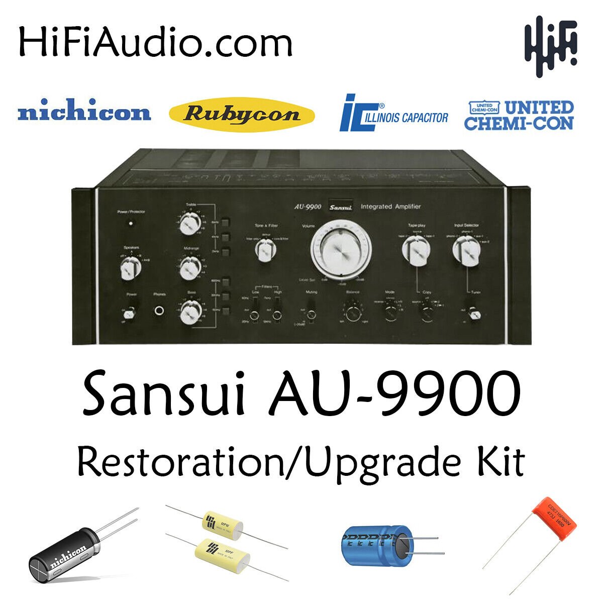 Buy Sansui AU-9900 restoration kit - HiFi Audio